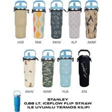 Odea 0.88 Lt. Iceflow Flip Straw Stanleye Uyumlu Omuz Askılı Termos Kılıfı