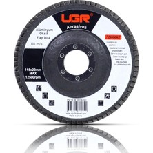 Happy Trend Metal Ahşap Flap Disk Zımpara 115 mm 100 Kum 5 Adet