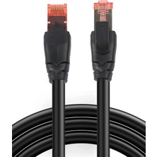 Happy Trend Kablosu 40GBPS Veri Aktarımı 2000MHZ Bant Genişliği Stp Kablo Pvc Kaplama Ps5 Xbox One Switch Modem Yönlendirici Vb. Ile Uyumlu 3 Metre