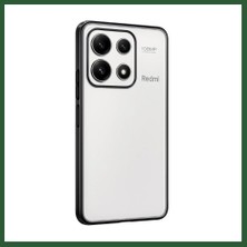 Bezos Poco X6 Pro Uyumlu Kılıf Lensli Silikon - Siyah Bzst