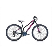 Carraro Force 701 21-V Vb Dağ Bisikleti - Mat Siyah-Fuşya-Beyaz - 43 cm
