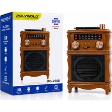 Pukotech PG-2508 Bluetooth Nostalji Speaker