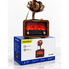 Pukotech Plak Bluetooth  Gramafon  Nostalji Speaker