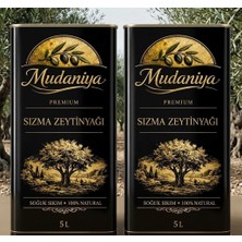 Mudanya Mudaniya Soğuk Sıkım Sızma Natürel 2*5 lt Zeytinyağı