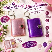 Madame Naturel Iki Adet Anahtarlıklı Altın Birikim Cüzdanı & Mini Vesikalık Cüzdanı