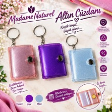 Madame Naturel Üç Adet Anahtarlıklı Altın Birikim Cüzdanı & Mini Vesikalık  Cüzdanı