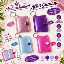 Madame Naturel Dört Adet Anahtarlıklı Altın Birikim Cüzdanı & Mini Vesikalık Cüzdanı