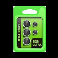 Samsung Galaxy S23 Ultra Raze Metal Kamera Lens - Yeşil