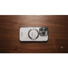 Elivora iPhone 14 Pro Uyumlu Magnetic Magsafe Destekli Şeffaf Koruma Kılıfı