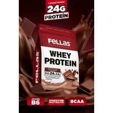 Fellas Whey Protein Tozu 24 g Protein 15 Servis Çikolata Aromalı (525 g)