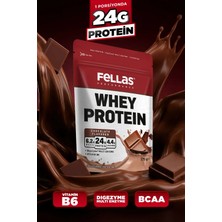 Fellas Whey Protein Tozu 24 g Protein 5 Servis Çikolata Aromalı (175 g)