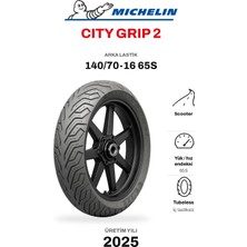 Michelin City Grip 2 140/70-16 65S Arka Motosiklet Lastiği (2025)
