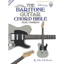 Step Kitap The Baritone Guitar Chord Bible: Low 'a' Tuning 1,728 Chords