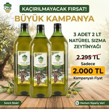 Cere 3 x 2 Lt Naturel Sızma Zeytinyağı