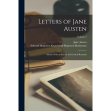 Step Kitap Letters Of Jane Austen; Edited, With An Introd. And Critical Remarks; Volume 2