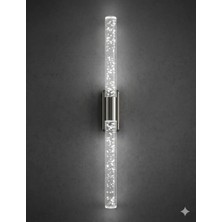 Backhome Bubblelight Large 51 cm Modern Tasarım LED Aplik - Duvar Lambası - Antrasit Gri -  Elektrikli -Beyaz LED