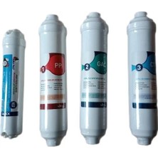 Ropurewater Gökay Su Arıtma 1.sınıf Çift Karbonlu 3 Lü Set +Tatlandırıcı Filtre