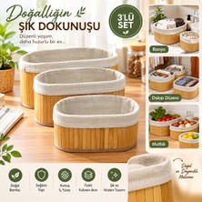 Özne Bambu 3 Lü Düzenleyici-Doğallığın Şık Dokunuşu