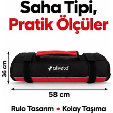 Alveta Profesyonel Rulo Alet Takım Çantası Elektrikçi Teknisyen Tesisatçı Mekanikçi Saha Çantası 8684250504