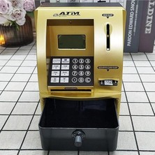 Brf Store Fineveil LCD Ekran Atm Şifreli Kumbara Kağıt Demir Para Girişli Kartlı Sesli Yönlendirme Takvim Saat