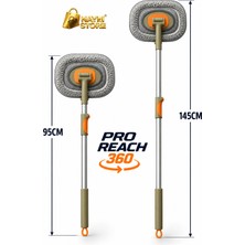 Naym Store Klarzen Araç Yıkama Mopu Pro Reach 360 (1 Adet)