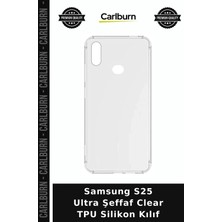 Carlburn Samsung S25 Ultra Şeffaf Clear Tpu Silikon Kılıf Cep Telefonu Cihaz Kılıfı Telefon Koruma