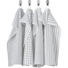 Brf Store Fineveil Ikea Rınnıg Çay Havlu, Beyaz/koyu Gri/desenli, 18X24 (45X60 Cm)