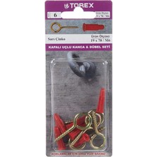 Torex 21*100 Kapalı Kanca + M8 Grapex Dübel