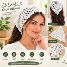 Özne Örgü Bandana %100 El Örgüsü
