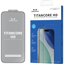 Keephone iPhone 18 Pro/17 Pro Uyumlu Parmak Izi Tutmaz Titancore Hd Cam Ekran Koruyucu - Şeffaf
