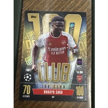 Match Attax Topps 100 Club Bukayo Saka