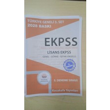 Kocakafa Yayınları Lisans G-G-I2 Ekpss 2028 24'lü Deneme Sınav Seti ve Çözüm Kitapçığı