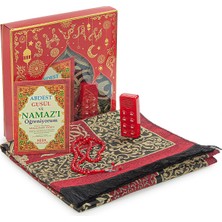 İhvan Namaz Kıldıran Cihaz - Kırmızı Renk - Kutulu - Tesbihli - Namaz Hocası Hediyeli