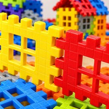 Poppy Toys Puzzle City 3D Yapı Blokları - 128 Parça Eğitici Şehir Kurma ve Tasarım Seti