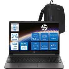 Hp 250R G9 Intel Core 5 120U 40GB Ddr4 1tb SSD Intel Graphics 15.6" Fhd IPS Freedos Taşınabilir Bilgisayar C8HX3PTF23 + Zettaçanta