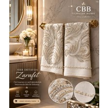 Umut Home Collection Umut Home 2 Adet Pullu Boncuklu Çeyizlik Havlu Seti Şık Işlemeli
