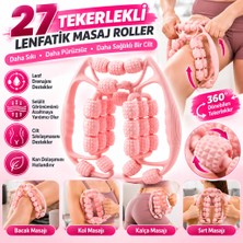 Luxlab 27 Tekerlekli Lenfatik Masaj Roller – Selülit Giderici, Cilt Sıkılaştırıcı, Bacak Kol Sırt Masaj Aleti