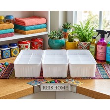 Reis Home Bölmeli Düzenleyici No1 Çok Amaçlı Organizer 3 Adet Yollanır