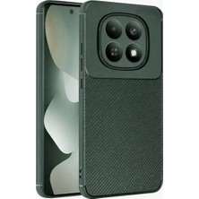 Xiaomi Redmi Note 15 Pro Plus 5g Auto Focus Karbon Kapak - Koyu Yeşil