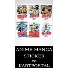 Gerekli Şeyler Yayıncılık Naruto 1-2-3-4-5-6 Manga Seti (6 Kitap) / Anime-Manga Sticker ve Kartpostal Hediyeli