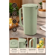 Dovi Home Kapaklı Plastik Sürahi Yeşil 1,8 Litre