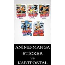 Gerekli Şeyler Yayıncılık Naruto 1-2-3-4-5 Manga Seti (5 Kitap) / Anime-Manga Sticker ve Kartpostal Hediyeli