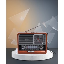 Vintage Radyo Klasik Tasarım Modern Bağlantı