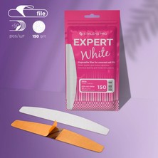 Staleks Expert Yarım Ay Yedek Törpü Beyaz 150 Grit 50 Adet