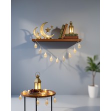 Pilli Altın Fenerli Ramazan LED Işıkları