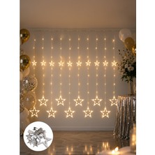Dekoratif Yıldız Peri LED Perde 3x3 Metre