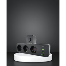 7 Portlu Akıllı Güç Ünitesi USB ve Type-C Girişli