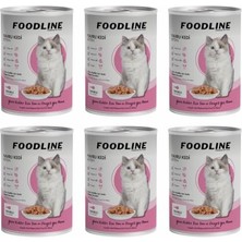Şanal Tavuklu Yavru Kedi Konservesi 400 Gr, Gravy Sos Içerisinde Parça Etli (400 gr x 6 Adet, Tavuk)
