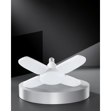 Katlanabilir 4 Kollu LED Ampül 6000 Lumen Beyaz Işık