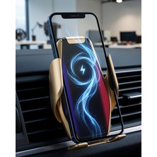 Araç Telefon Tutucu Otomatik Açılan Kollar Kablosuz Şarj